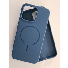 Pirok Store iPhone 13 Pro Magsafe Uyumlu Yumuşak Soft Mükemmel Manyetik Esnek Lansman Silikon Kılıf