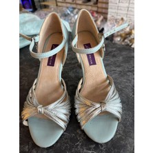 Lo Mejor Shoes “buz Işığı” Tango, Dans ve Salon Ayakkabısı 8,5 cm 13 Pont Kadeh Kapalı Topuk Açık Burun