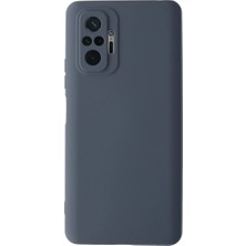 Alem Xiaomi Redmi Note 10 Pro Kılıf Nano Içi Kadife Silikon - Gri
