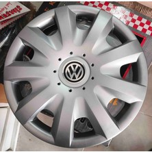 Yk Volkswagen Caddy Uyumlu 15 Inç Jant Kapağı 4'lü Takım Amblem Hediyeli