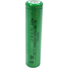 Alem Sertec - 1.2V 1000 Mah - Aaa - Ni-Mh Şarjlı Pil - (Başsız / Flat Head)