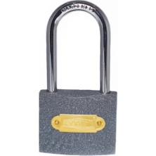 Alem Eko Gri Döküm Uzun Kancalı Asma Kilit 25MM