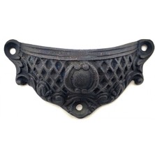 Alem Antika Tarz Dekoratif Pirinç Anıt Tas Mobilya, Çekmece Kulbu - 48X90 Mm, Oksit