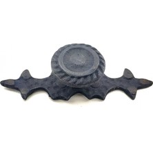 Alem Antika Tarz Dekoratif Pirinç Çizgili Düğme - 25X80 Mm, Oksit