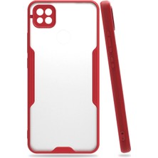 Alem Xiaomi Redmi 9c Kılıf Platin Silikon - Kırmızı