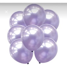 Ezgi Party Store 10 Adet Lila Balon Seti