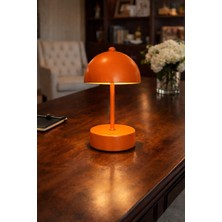 Akyz Aydınlatma Mantar Model Pilli Aç-Kapa Tuşlu Masa Lambası Proje Salon Yatak Odası Kafe Abajur