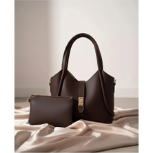 Hayal Çanta Kili Set: Şık El ve Omuz Çantası + Makyaj Çantası