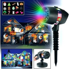 12 Farklı Desenli Lazer Projektör Masaüstü Dekoratif Lamba