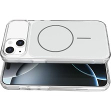 Hulyomer Huly  Apple iPhone 14 Bruma Magsafe Kapak - Gümüş Hub