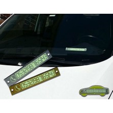 Die Grup Araç Içi Fosforlu Telefon Plakası DIERSTP-32456