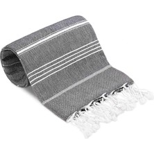 Mira Home Summer Wind Soft %100 Pamuk Peştemal 100X180 cm Siyah