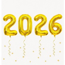 2026 Folyo Balon Yeni Yıl Yılbaşı Folyo Balon