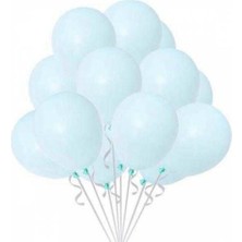 Genel Tedarik Açık Mavi Makaron Balon 10'lu Paket