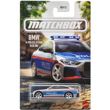 Matchbox  Temalı Arabalar - 2023 Bmw I4 Polıce Sedan / Berlıne JJR56-GGF12