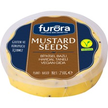 Furora Vegan Hardal Taneli Cheddar Peynirimsi Blok 250G