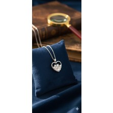 Shae Jewelry Zirkon Taşlı Özel Tasarım Kalp Kadın Kolye