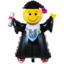 Genel Tedarik Folyo Balon, Gülenyüz Mezuniyet Folyo Balon, Smile Folyo Balon 70X41 cm