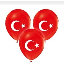 DORUK Türk Bayrağı Balonu 10LU