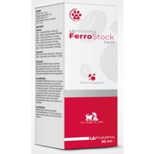 Ferrostock Sıvı Demir & B Vitamini 50 ml | Kedi ve Köpek Kan Yapıcı, Kansızlık ve Halsizlik Giderici