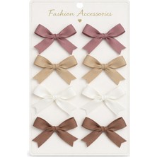 Laria Çok Renkli Grogren 8'li Kız Bebe Çocuk Toka Seti