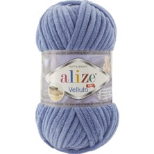 Alize Velluto Kadife Örgü Ipi 374 / 5 Adet
