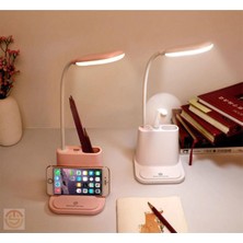 Şarj Edilebilir LED Masa Lambası, Dokunmatik, USB Port, Güç Kaynağı