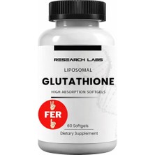 Research Labs Liposomal Glutathione Phosphatidylcholine 60 Softgels