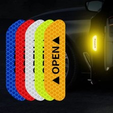 Nuveden Ieg™ Reflektif Araç Kapı Stickerı