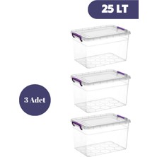 Loremp 25 Litre Saklama Düzenleme 3 Adet