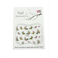 Nuveden Ieg™ Gül Tırnak Aksesuarı Tattoo Sticker