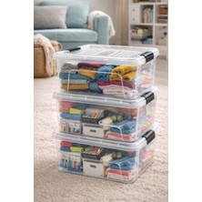 Loremp 20 Lt Düzenleyici 3 Adet Saklama Kutusu Depolama Saklama Kabı