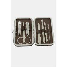 Nuveden Ieg™ 7 Parça Cep Boy Deri Çantalı Manikür Seti