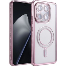 Lvsqvr Joko Xiaomi Mi 15T Pro Joke Simli Magneticsafe Kılıf - Pembe