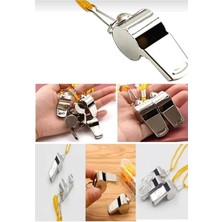 Nuveden Ieg™ Metal Düdük - Hakem Düdüğü - Deprem Düdüğü - Kamp Düdüğü