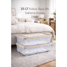 Loremp 35 Lt Koltuk Baza Altı Saklama Kutusu 2 Adet Depolama
