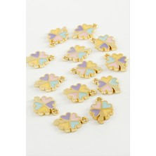 Nuveden Ieg™ Yonca Tek Kulplu Mineli Bileklik ve Kolye Ucu Aparatı 1 Adet