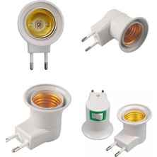 Nuveden Ieg™ Duylu Fiş E27 Duylu Ampul Takılan Fiş Priz Anahtarlı Duy Priz