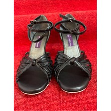 Lo Mejor Shoes Fiyonk Tango Dans ve Salon Ayakkabısı 8,5 cm 13 Pont Koni Model Kapalı Topuk
