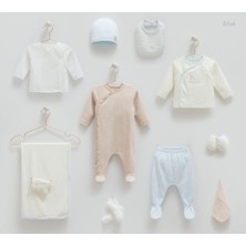 Caramell Incibaby % 100 Pamuk Little Fly Erkek Bebek 10'lu Hastane Çıkış Seti