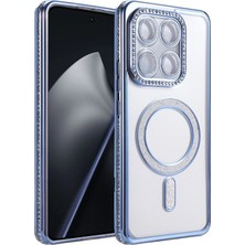 Lvsqvr Joko Xiaomi Mi 15T Pro Joke Simli Magneticsafe Kılıf - Mavi