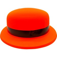 Nuveden Ieg™ Neon Partisi Turuncu Renk Melon Plastik Parti Şapkası
