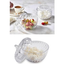 Royaleks 2'li Mika Dekoratif Şekerlik Lokumluk Seti