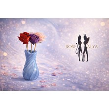 Rosealyam Full Color-Şık ve Romantik Tasarım-El Yapımı Mum