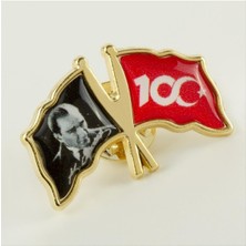 Nuveden Ieg™ Cumhuriyetin 100. Yılına Özel Yaka Rozet