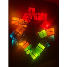 Die Grup 4 Metre 20 LED Pilli 2 Kademeli Hediye Kutusu LED Işık  DIETTTRS-76432