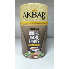 Akbar Lüx Akbar Lux Kutusunda Hediyelik Geleneksel Fındıklı Dibek Kahvesi 200 gr