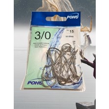 Sepetink Uzun Pa.la Delikli Sap 3/0 Numara 15'li Paket Beyaz M-9946 Baitholder Olta Iğnesi