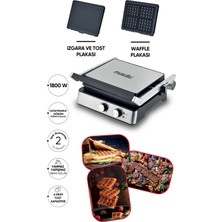 Musullu Izgara Tost Waffle Makinesi MSL-2037