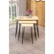 Sepetink Zigon Sehpa Kr Krem Tel